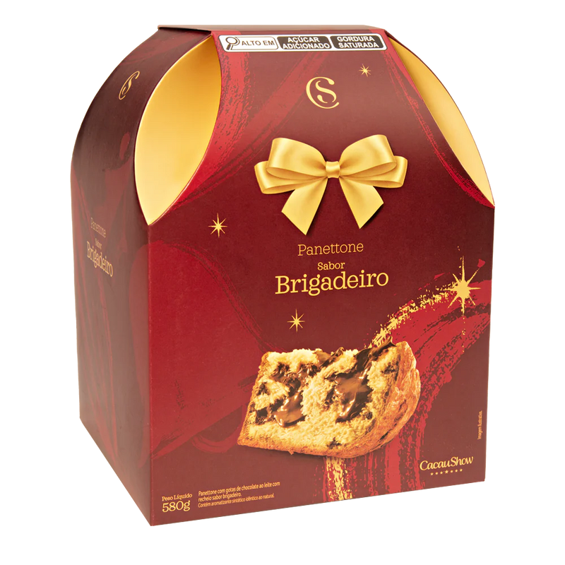 Panetone com Recheio de Brigadeiro 580g