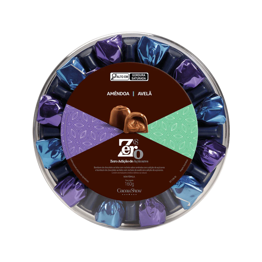 Bombons Clássicos Zero Adição de Açúcar 160g