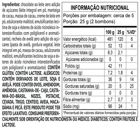 Estrela com Bombons ao Leite Zero Adição de Açúcar 120g