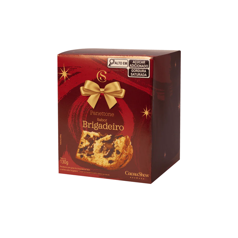 Mini Panetone com Recheio de Brigadeiro 130g