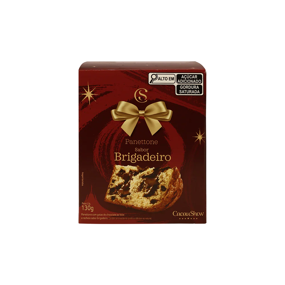 Mini Panetone com Recheio de Brigadeiro 130g