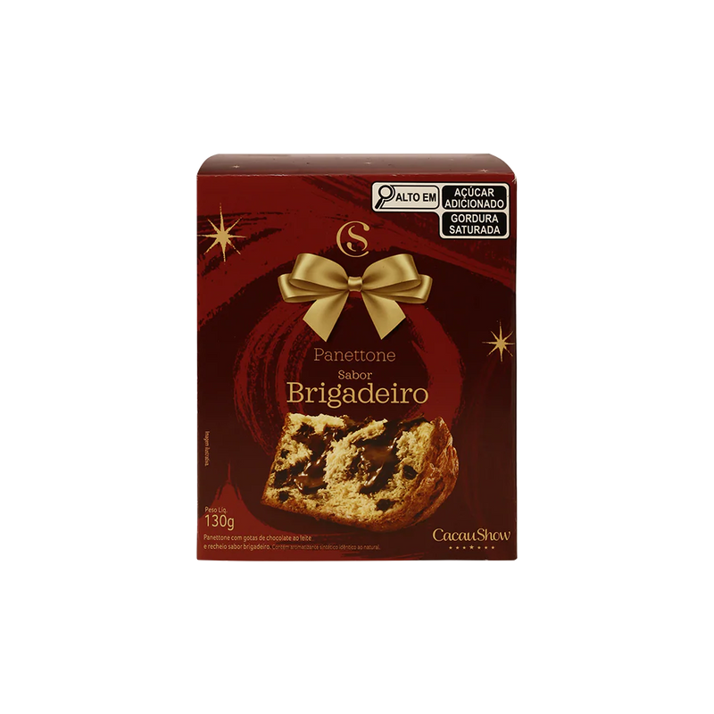 Mini Panetone com Recheio de Brigadeiro 130g