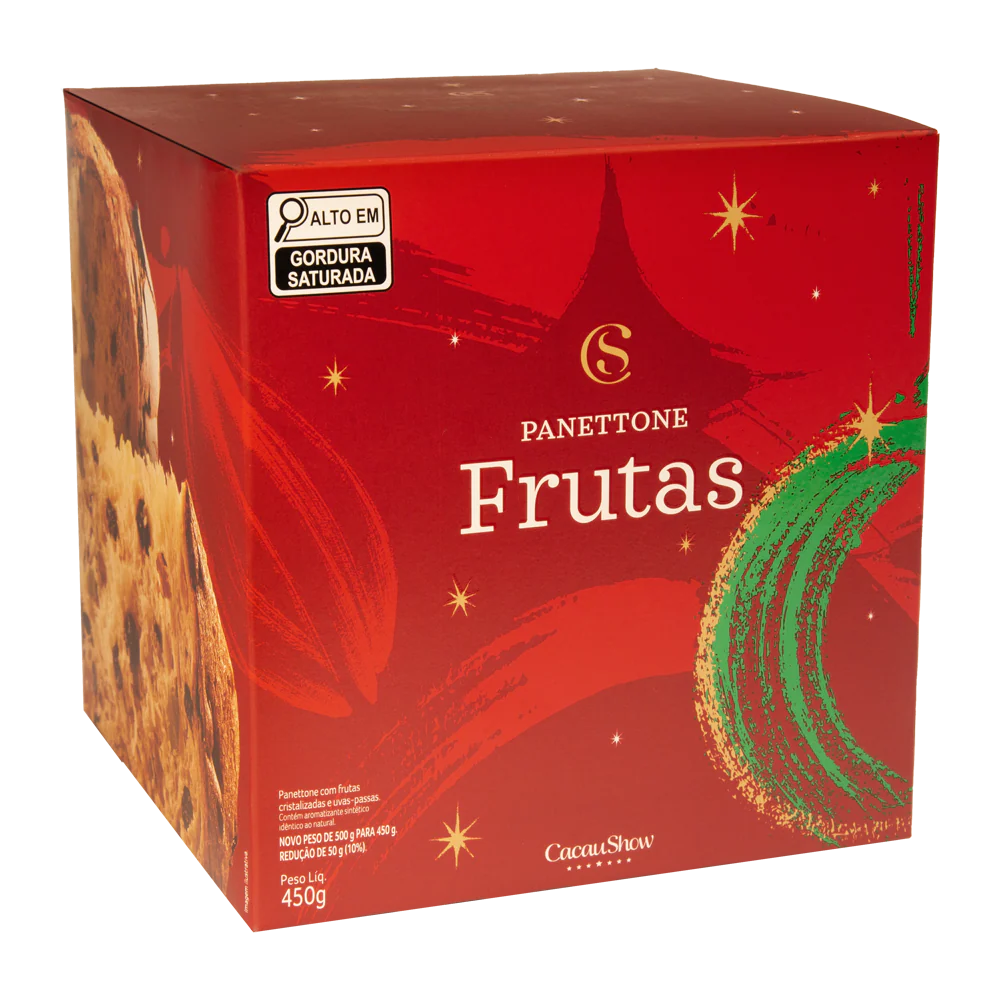 Panetone de Frutas 450g